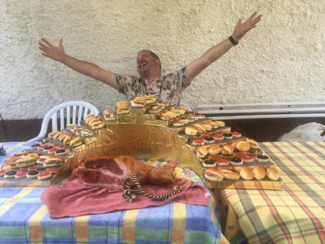 Un buffet préparé par la Maison Bretteau