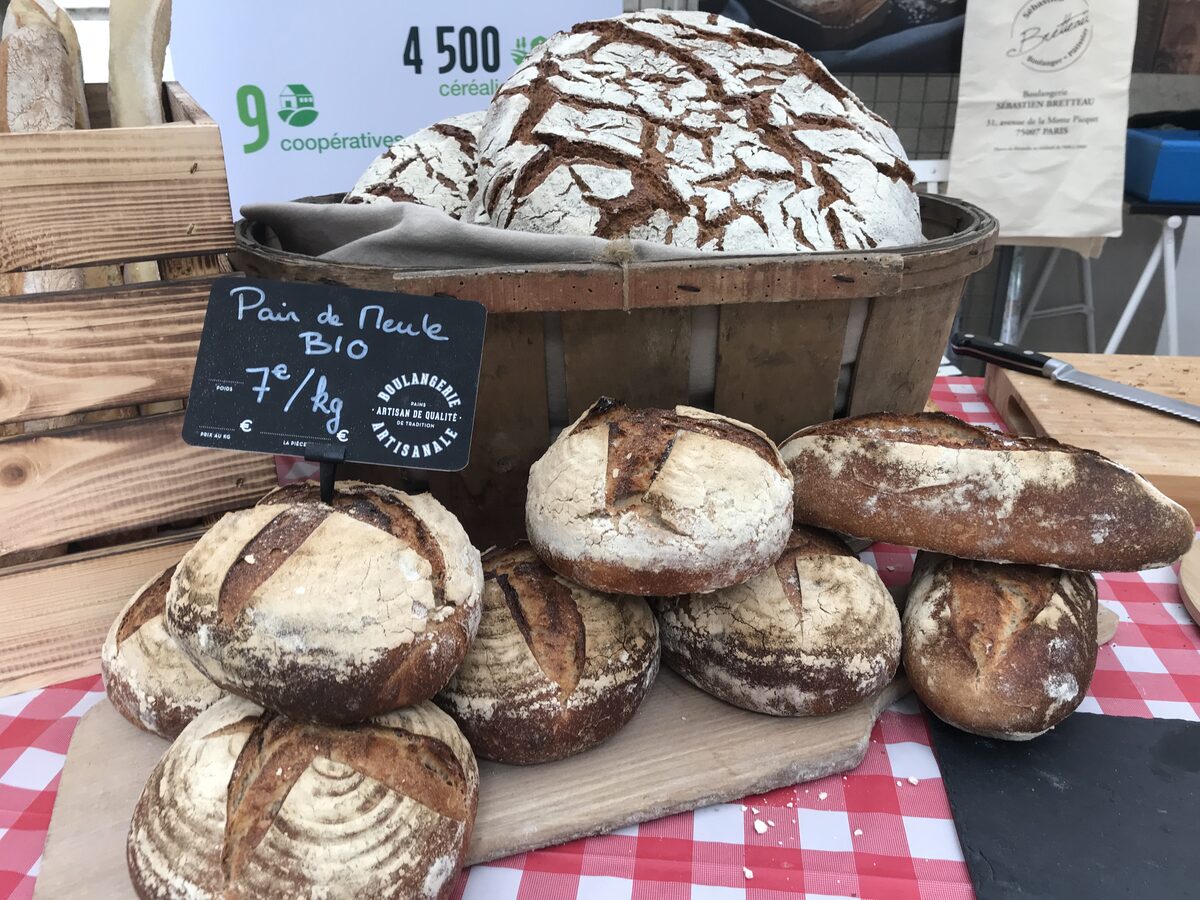 Pains au levain et pains de meule