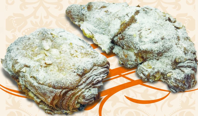 Croissant & chocolat-amandes