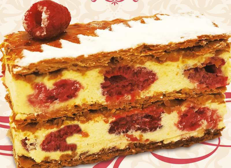 Mille-feuille fraise ou framboise
